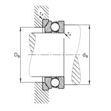 FAG cara menentukan ukuran bearing skf diameter luar 6212 Axial deep groove ball bearings - 53236-MP + U236