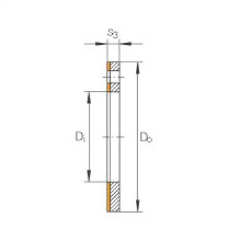 FAG fl205 bearing housing to skf Thrust washers - EGW48-E40-B