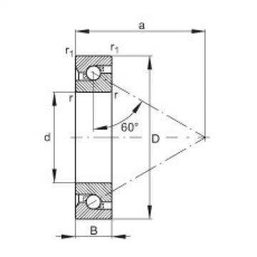 FAG bearing nsk ba230 specification Axial angular contact ball bearings - 7603020-TVP