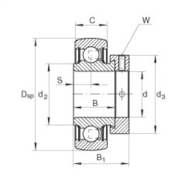 FAG bearing size chart nsk Radial insert ball bearings - RAE20-XL-NPP-B
