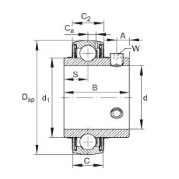 FAG fag rcj 60 n Radial insert ball bearings - UC212-38