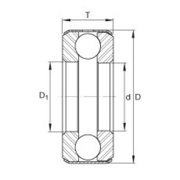 FAG ntn flange bearing dimensions Axial deep groove ball bearings - B25