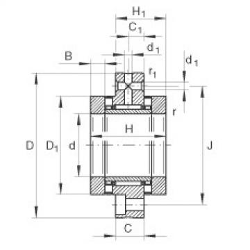 FAG rolamento f6982 Needle roller/axial cylindrical roller bearings - ZARF60150-TV