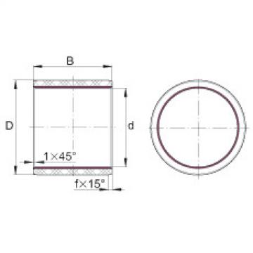 FAG skf bearing ge 20 c Plain bushes - ZWB708090