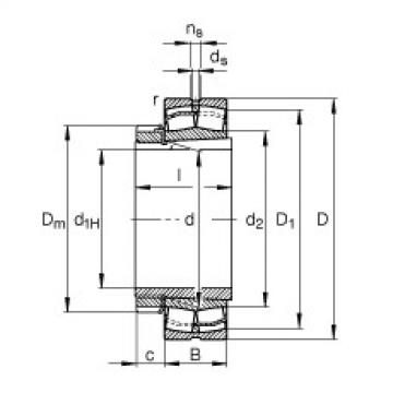 FAG bearing table ntn for solidwork Spherical roller bearings - 23230-E1-XL-K-TVPB + H2330