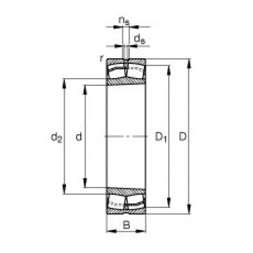 FAG wheel hub bearing unit timken for dodge ram 1500 2000 Spherical roller bearings - 22234-E1-XL-K