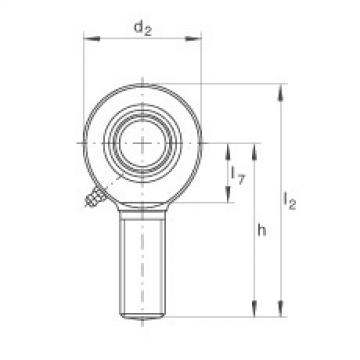 FAG timken bearing hh 228310 Rod ends - GAR30-DO