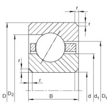 FAG skf bearing 24x12x5 Thin section bearings - CSEB030