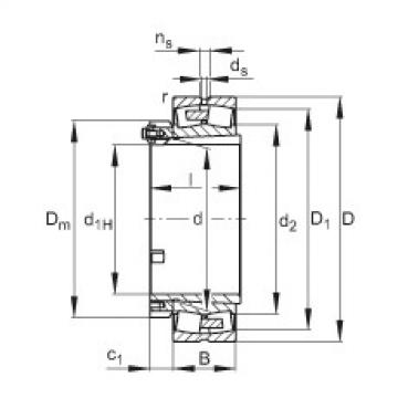 FAG distributor of fag bearing in italy Spherical roller bearings - 23088-BEA-XL-K-MB1