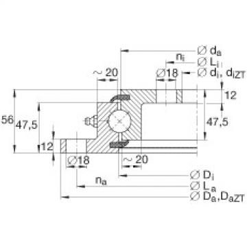 FAG cara menentukan ukuran bearing skf diameter luar 6212 Four point contact bearings - VLU200544