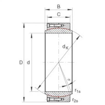 FAG ntn flange bearing dimensions Large radial spherical plain bearings - GE600-DW