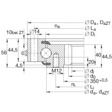 FAG timken bearing hh 228310 Four point contact bearings - VSI200414-N