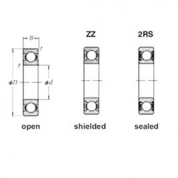 Bearing catalog 61813-2RS CRAFT