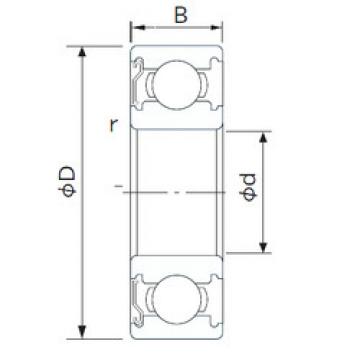 Bearing catalog 6012-Z CYSD