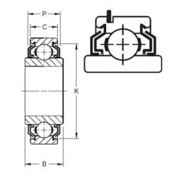 Bearing catalog 205KLLG2 Timken