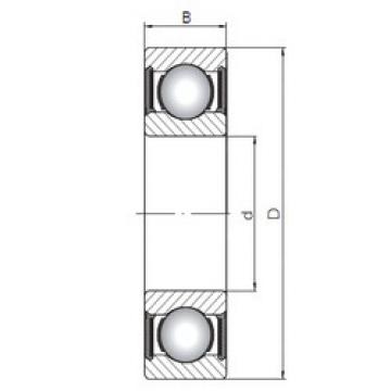 Bearing catalog 61826-2RS CX