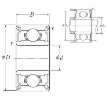 Bearing Original Brand MR  128  ZZ1  NSK 