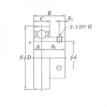 Bearing Original Brand UC208-24  KOYO   