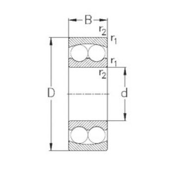 Self-Aligning Ball Bearings 1224 NKE