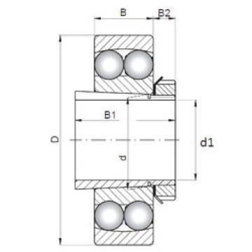 Self-Aligning Ball Bearings 2214K+H314 ISO