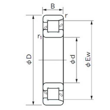 Cylindrical Bearing NF 408 NACHI