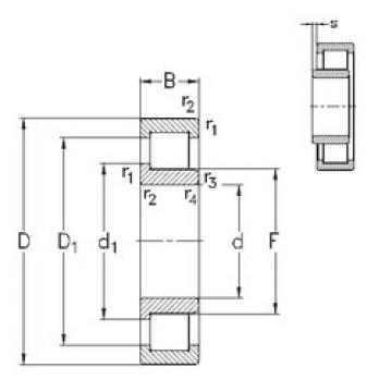 Cylindrical Bearing NJ314-E-TVP3 NKE