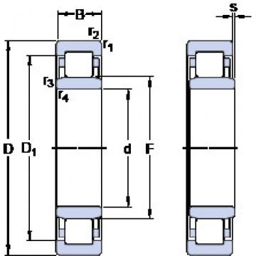 Cylindrical Roller Bearings Distributior NU 313 ECM/C3VL0241 SKF