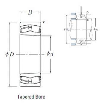 spherical roller bearing axial load 24044CK30E4 NSK