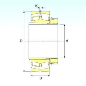 spherical roller bearing axial load 23972 EKW33+OH3972 ISB