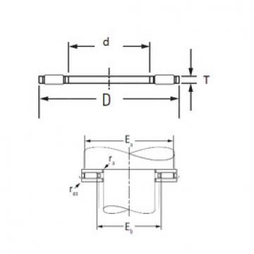 needle roller thrust bearing catalog FNT-821 KOYO