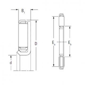 needle roller thrust bearing catalog FNTF-4870 Timken
