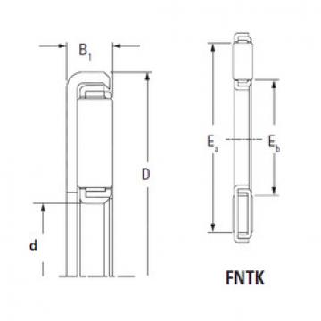 needle roller thrust bearing catalog FNTK-1732 Timken