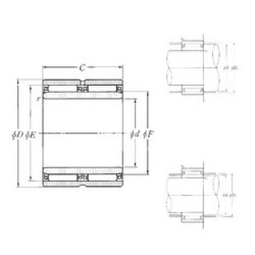 needle roller bearing sleeve NAO-20×35×26ZW NTN