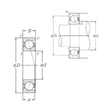 angular contact ball bearing installation 7303 NTN