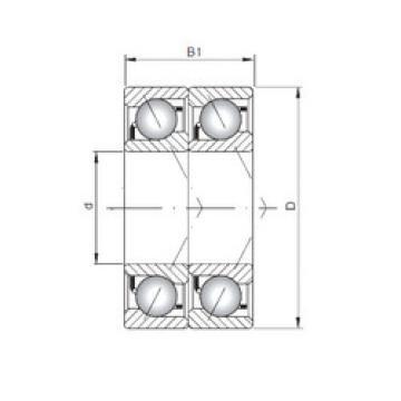 Angular Contact Ball Bearings 7312 B-UD CX