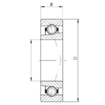 angular contact thrust bearings 71812 A ISO