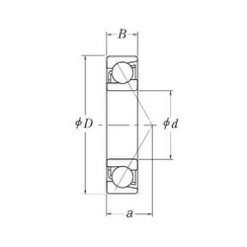angular contact ball bearing installation MJT2.3/4 RHP