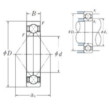 angular contact ball bearing installation QJ 220 NSK