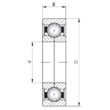 angular contact ball bearing installation QJ1076 ISO