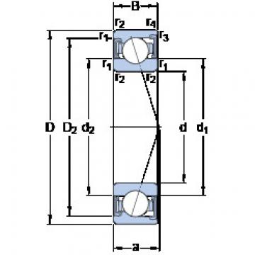 angular contact ball bearing installation S7020 ACD/HCP4A SKF