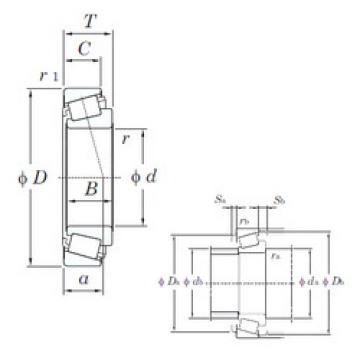 tapered roller bearing axial load STA6095 KOYO