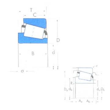 tapered roller bearing axial load H238148/H238110 Timken