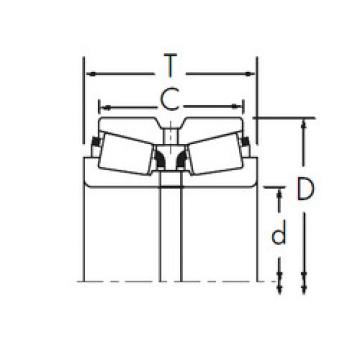 tapered roller bearing axial load M244249/M244210CD+M244249XA Timken