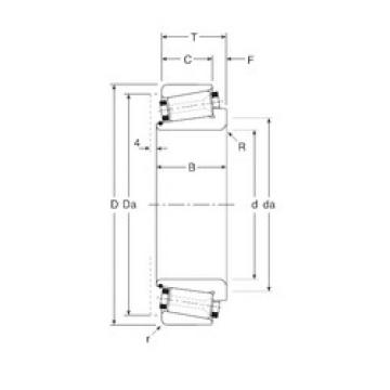 tapered roller thrust bearing 181115/ 181180X Gamet