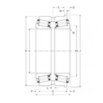 tapered roller thrust bearing 110057X/110098XH Gamet