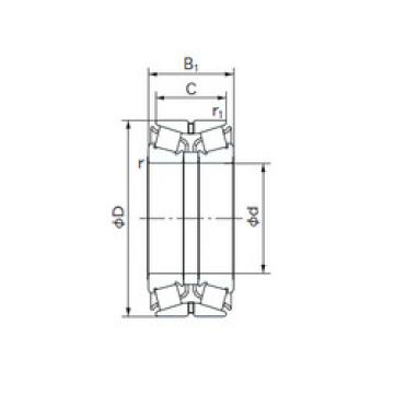 tapered roller thrust bearing 260KBE031 NACHI