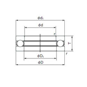 thrust ball bearing applications 2914 NACHI