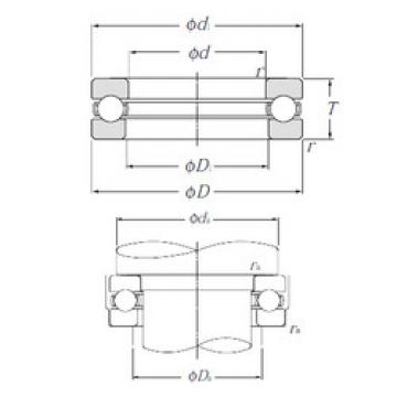 thrust ball bearing applications 51120 NTN