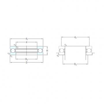 thrust ball bearing applications 51120 SKF