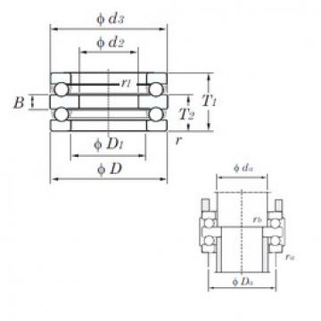 thrust ball bearing applications 52406 KOYO